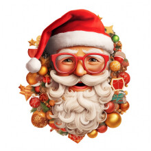 Autocollants de fenêtre en forme de boule de Noël colorée (1 paquet)