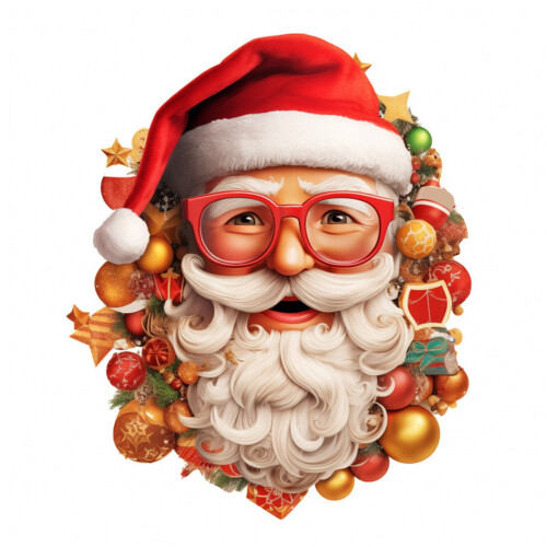 Raamstickers met kerstbalmotief (1 stuk)