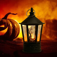 Lanternas de abóbora com LED, decoração de Halloween a bateria