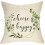 Housse de coussin Couronne de branches d'olivier 18x18 1