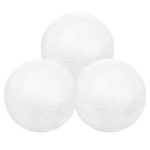 Palline di neve natalizie in schiuma bianca, 15 cm, 3 pezzi