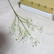 Kytice umělých gypsofil, bílé hedvábí, 40,5 cm