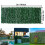 Painel de cerca de hera artificial 118x39,4 polegadas verde 1