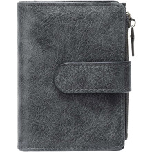 Women's Small Leather RFID-Blocking Bifold Wallet