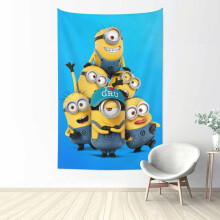 Minions-gobeliiniseinävaate 60x40 tuumaa