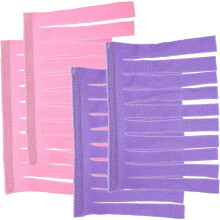 4Pieces Shelter Cover Breathable Fabric Tassels Door Curtain For