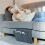 Bedside Storage Organizer Anti-Slip Bedside Bag Bed Sofa Side Pouch Hanging Couch Storage Black 4