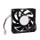 2X Computerbehuizing Koeler Ventilator 3PIN 12V 7CM 70MM PC CPU Koelkoeler Ventilator 3