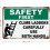 Ρετρό Μεταλλική Πινακίδα Safety First 8x12 ίντσες 1