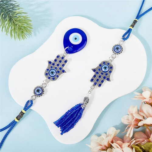 Devil'S Eye Turkish  Eye Diamond  Good Luck Decorative Pendant Car Hanging 1
