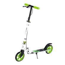Groene scooter, opvouwbaar, lichtgewicht, verstelbare hoogte