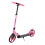 Pink scooter til børn - justerbar højde, let 1