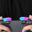2PZ Phone Gaming Trigger Gamepad Button per PUBG LOL L1R1 Shooter Controller di Gioco per  Android Phone (B) 7