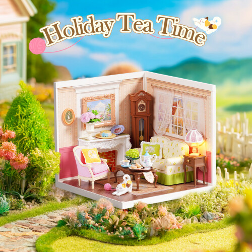 Rolife Holiday Tea Time DIY Miniature House 1