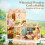 Rolife Holiday Tea Time DIY Miniature House 6