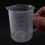 Measuring Jug 250mL Graduated Beaker Clear White Plastic Cup 8