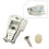3X Chrome Outer Door Handle Hinge Repair for  500 51964555 3