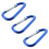 3X  Pear Shaped Carabiner for Camping 1