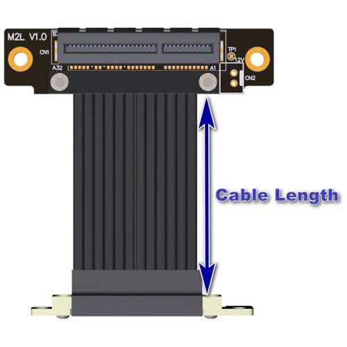 PCI-E X4 to X4 Extension Cable PCI Express Riser Extender Converter Adapter Support Network Card SSD USB Card 20CM 2