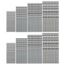 80 Pcs Drill HSS Bit 0.5mm-2.0mm Straight Shank PCB Twist Drill Bits Set