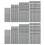 80 Pcs  Drill HSS Bit 0.5mm-2.0mm Straight Shank PCB Twist Drill Bits Set 1