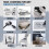 Silver Mirror , Liquid Mirror Chrome  Model Gloss Oil-based Paint  Pen Watercolor (3.0mm) 6