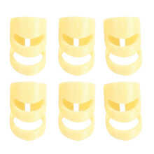 6 Pcs Guitar Picks Electric Acoustic Guitar Ukulele Index Finger Picks Alaska Pick Guitar Stringed Instrument Part M