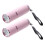 2X Outdoor   Rubber Coated 9-LED Flashlight Torch 1