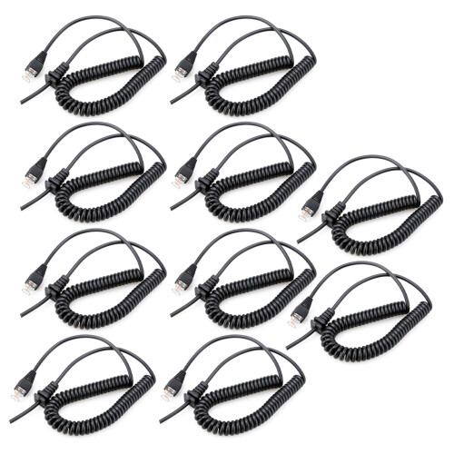 10X Replacment Mic Cable for  Vertex Microphone MH-67A8J Microphone Cord