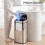 68L Sensor Dustbin Stainless Steel Automatic Kitchen Waste Bin Silver 6