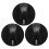3X Plastic Kitchen Gas Stove Stove Oven Control Rotary Knob Black 1