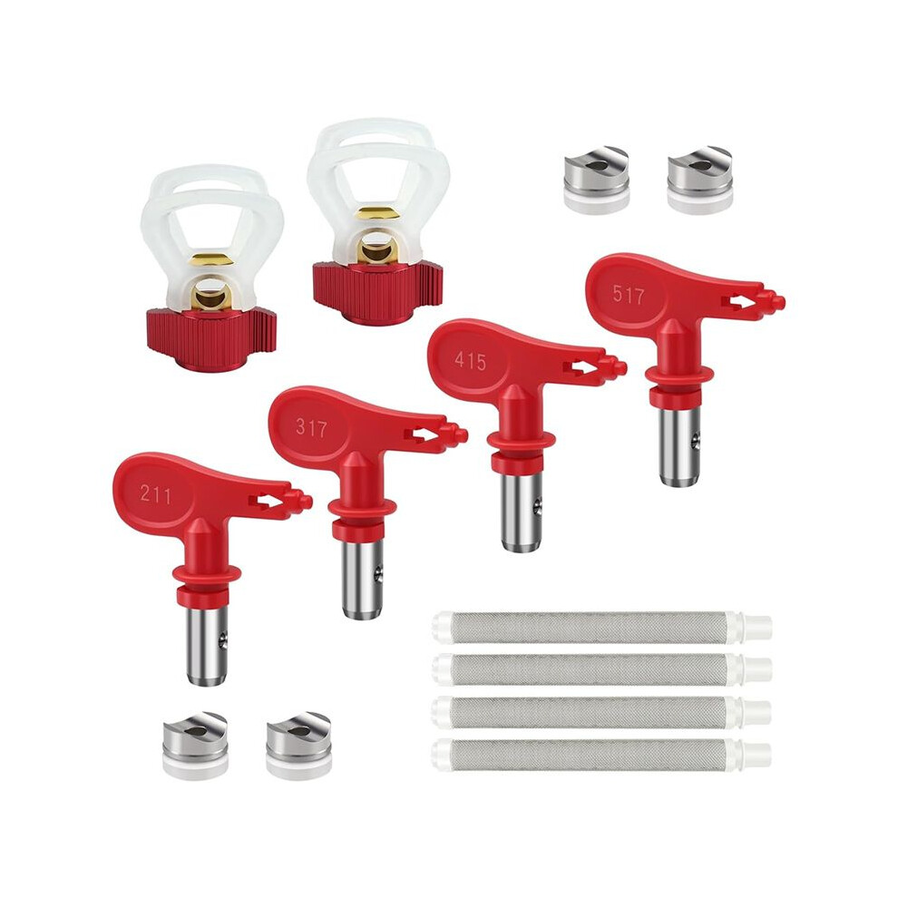 Reversible Airless Spraypaint Tip Nozzles With Tip Guard Nozzle Seats & Paint Spraygun Filters For Airless Sprayer 6031487774867
