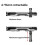 GPU Adjustable Support Frame GPU Brace Prevent Sagging Video Card Support Bracket for Chassis 12cm Fan Position Black 7
