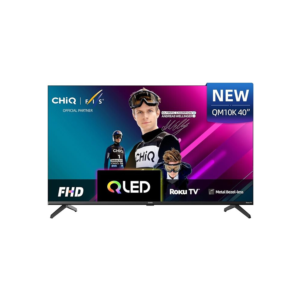 40 Inch Smart Tv, Full Hd Qled Pro Display, Dci-P3 90% Wide Colour, Hdr10, Roku Tv Os, Works With Alexa, Dvb-T/T2, Dolby Audio 8011452267479