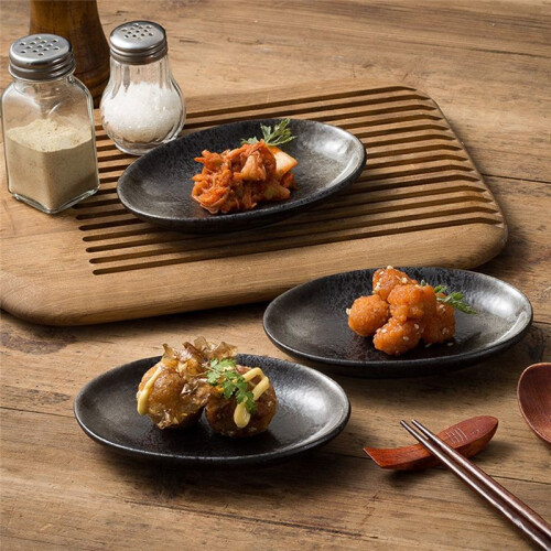 Tabletts Yuanbao Aromatisierte Teller Home Snackteller Restaurant Retro Dessertteller 2