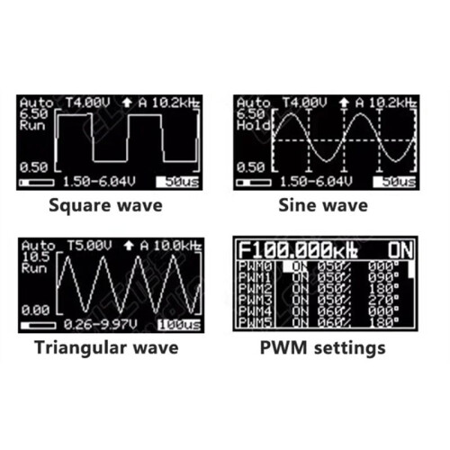 DIY  Digital Oscilloscope Kit STC8K8A Microcontroller Microcontroller Electronic Training Welding Practice Parts 2