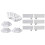 4 Pcs Microfiber Cover for Hand Nozzle & 6 Pcs Microfiber Mop Cloth Pad 1