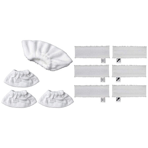 4 Pcs Microfiber Cover for Hand Nozzle & 6 Pcs Microfiber Mop Cloth Pad