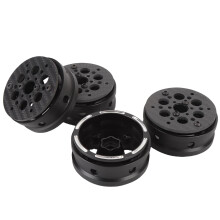 4 Stück SCX10 D90 1,9 Zoll Carbonfaser-Radnabe 4,83 cm