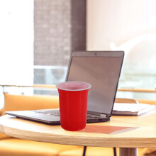 100Pcs/Set 450Ml Red Disposable Plastic Cup Party Cup Bar Restaurant Supplies Household Items for Home Supplies