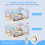 100mm Reversible Extractor Fan with Remote Control,2W 130m³/h 3
