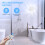 100mm Reversible Extractor Fan with Remote Control,2W 130m³/h 4