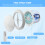 100mm Reversible Extractor Fan with Remote Control,2W 130m³/h 5
