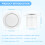 100mm Reversible Extractor Fan with Remote Control,2W 130m³/h 8