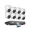 ZOSI 8CH 8PCS POE CCTV Camera System 4MP For Home 1