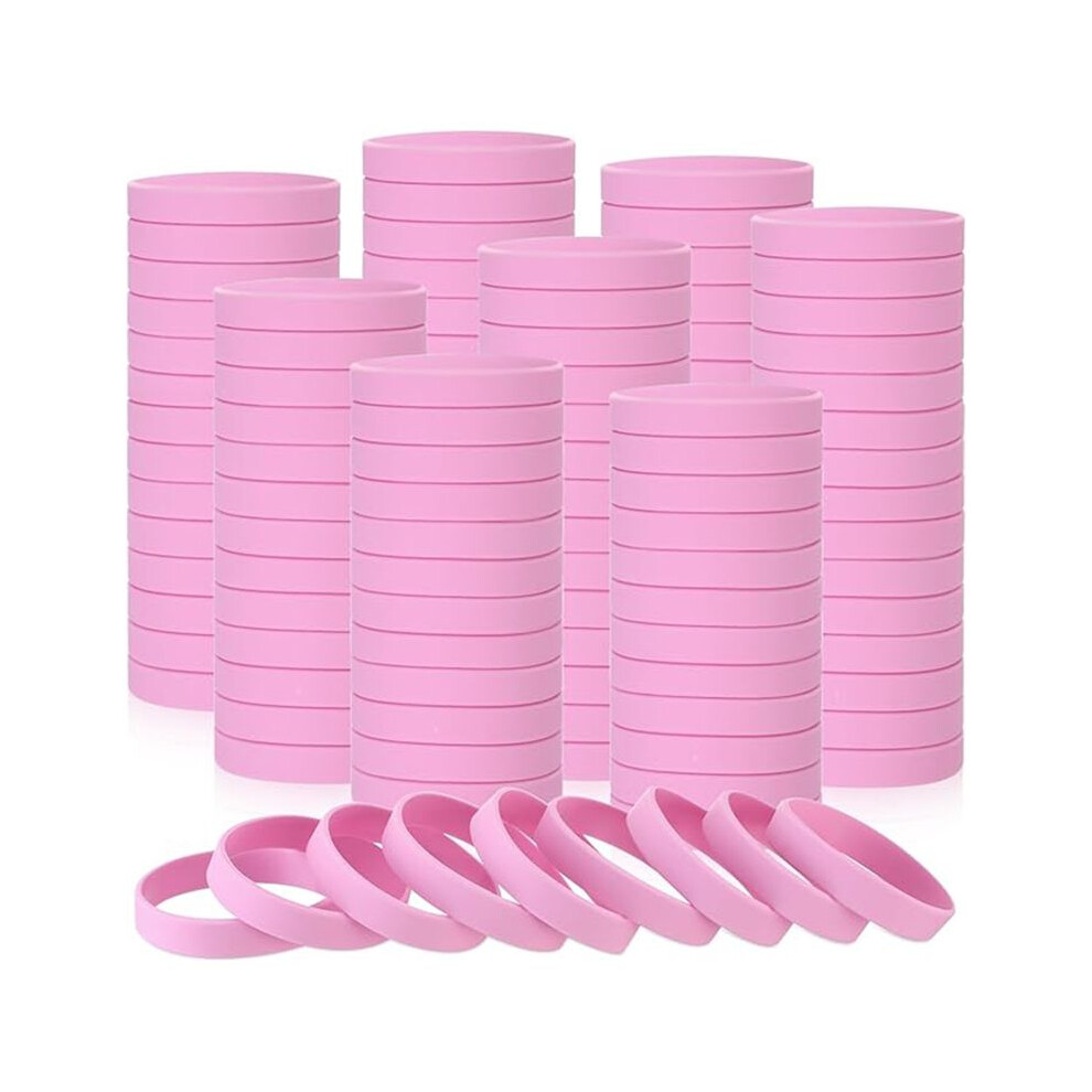 100Pcs Blank Elastic Solid Color Silicone Wristbands Stretch For Men Women Teens Gifts Students Sports Party Supplies,A 6033206339548