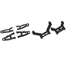 4Pcs Front Upper and Lower Arm with Front and Rear Shock Tower Bracket for SG 1603 SG 1604 SG1603 SG1604 1/16 RC Car