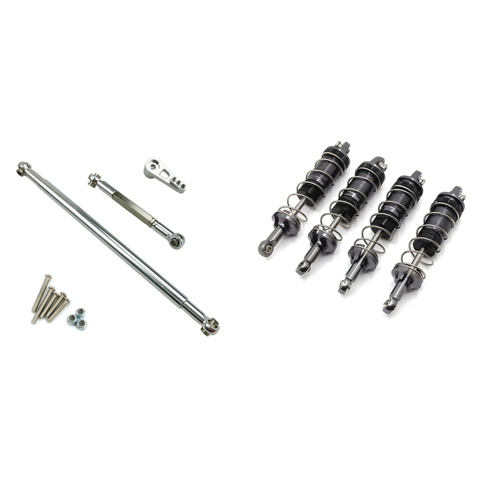 Oil Shock Absorbers Damper With Steering Pull Rod Servo Link Rod For Mn86 Mn86s Mn86k Mn86ks Mn G500 1/12 Rc Car 4711337576705