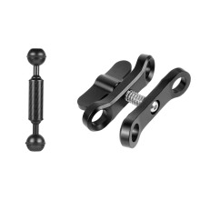 CNC Butterfly Clip Diving Clamp Light Connector   Mount Tripod Adapter with Carbon Fiber Float Extension Arm