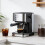 Living And Home 1.5L Espresso Machine with Milk Frother 2